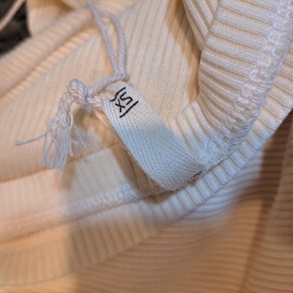 Lanston Revolve Declan One Shoulder Tank Top Butter Ribbed Stretch Womens XS NWT - Picture 10 of 10